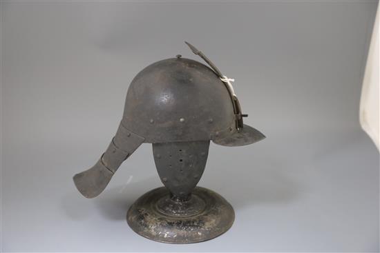 A good heavy 17th century cavalry troopers helmet,